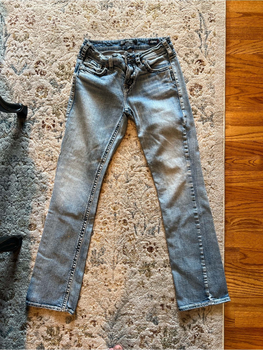 Silver Jeans Women's Straight-Leg Jeans in Light Blue